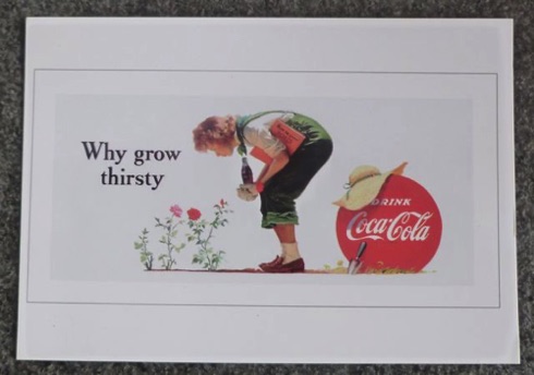 2362-4 € 0,50  coca cola briefkaart 10x15 cm